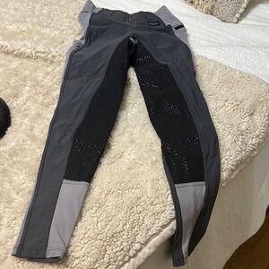 Kerrits Kids Gray and Black Riding Pants